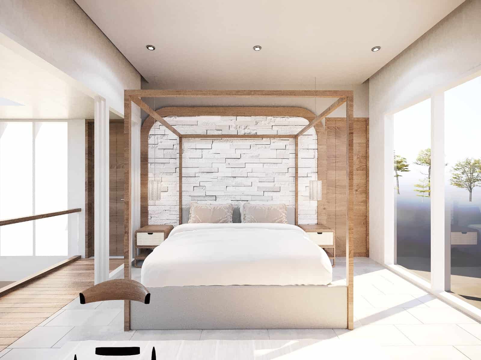 Villa Dengan View Sawah, Dapat Sungai Istimewa, Hanya 10 Menit Ke Pantai di Kedungu Tabanan.