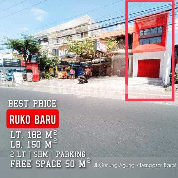 Ruko 2 Lantai Di Jalan Utama Gunung Agung