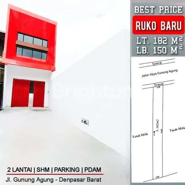 Ruko 2 Lantai Di Jalan Utama Gunung Agung