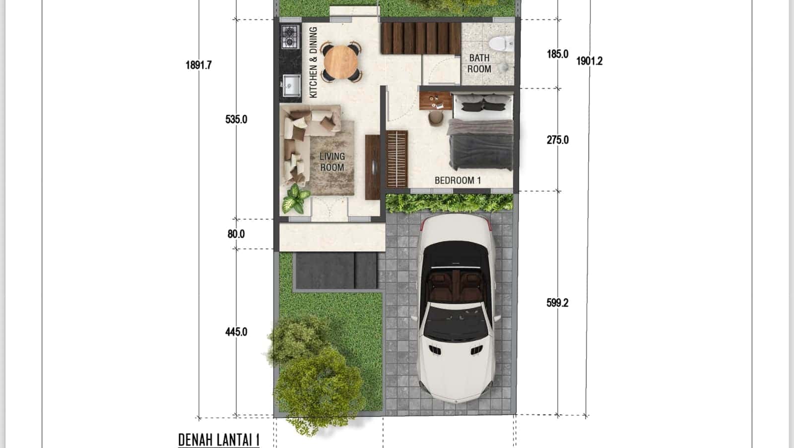 Rumah Baru Di Jalan Moh. Yamin Renon Denpasar